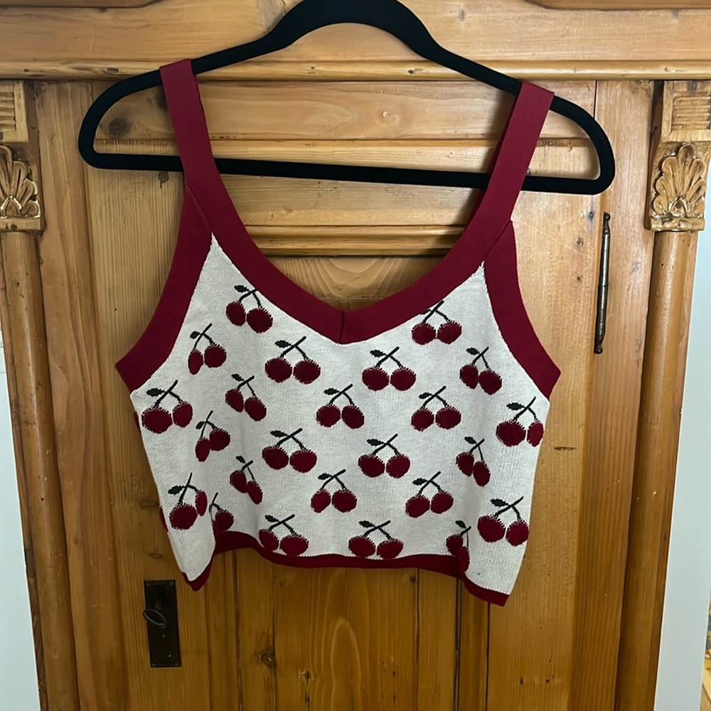 Cider knit crop top